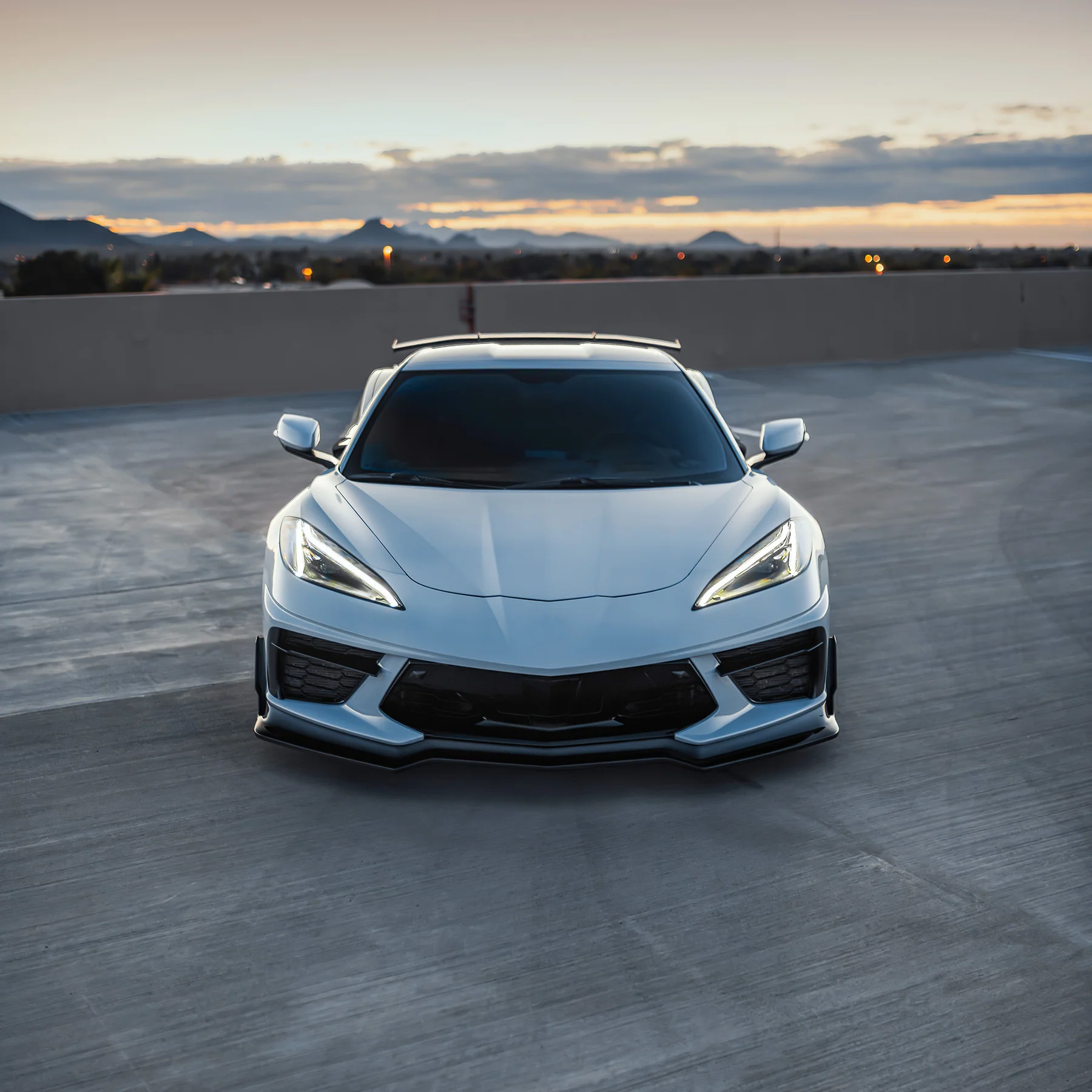 RACING SPORT CONCEPTS - ST carbon front spoiler lip Chevrolet Corvette C8