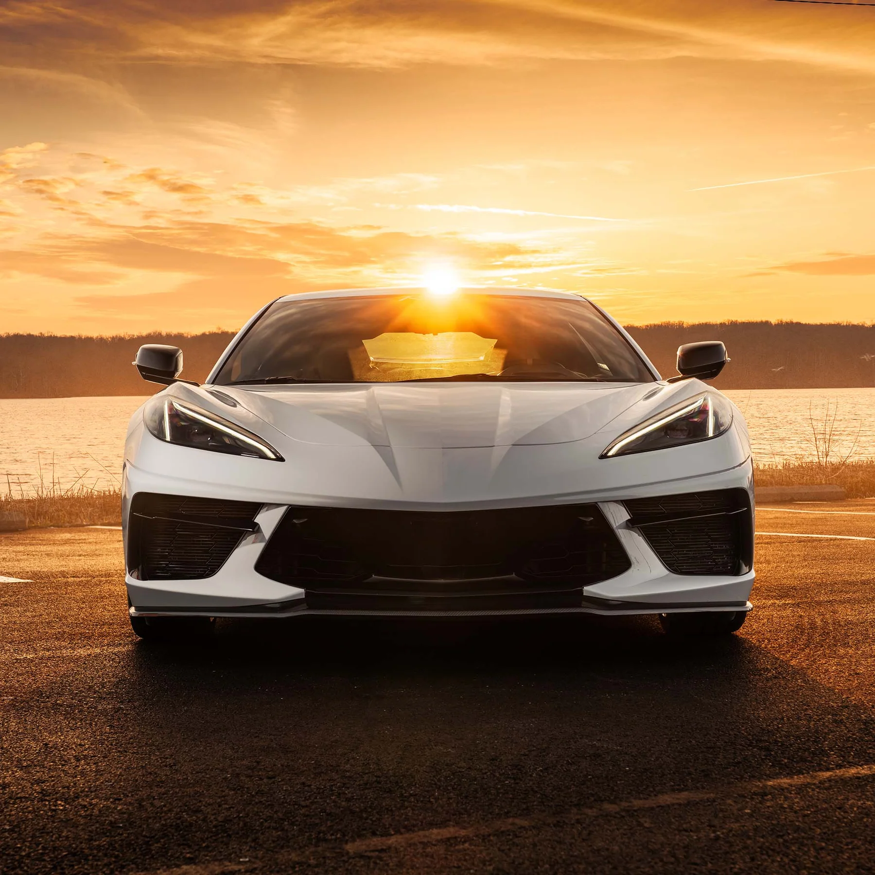 RACING SPORT CONCEPTS - GT carbon front spoiler lip Chevrolet Corvette C8