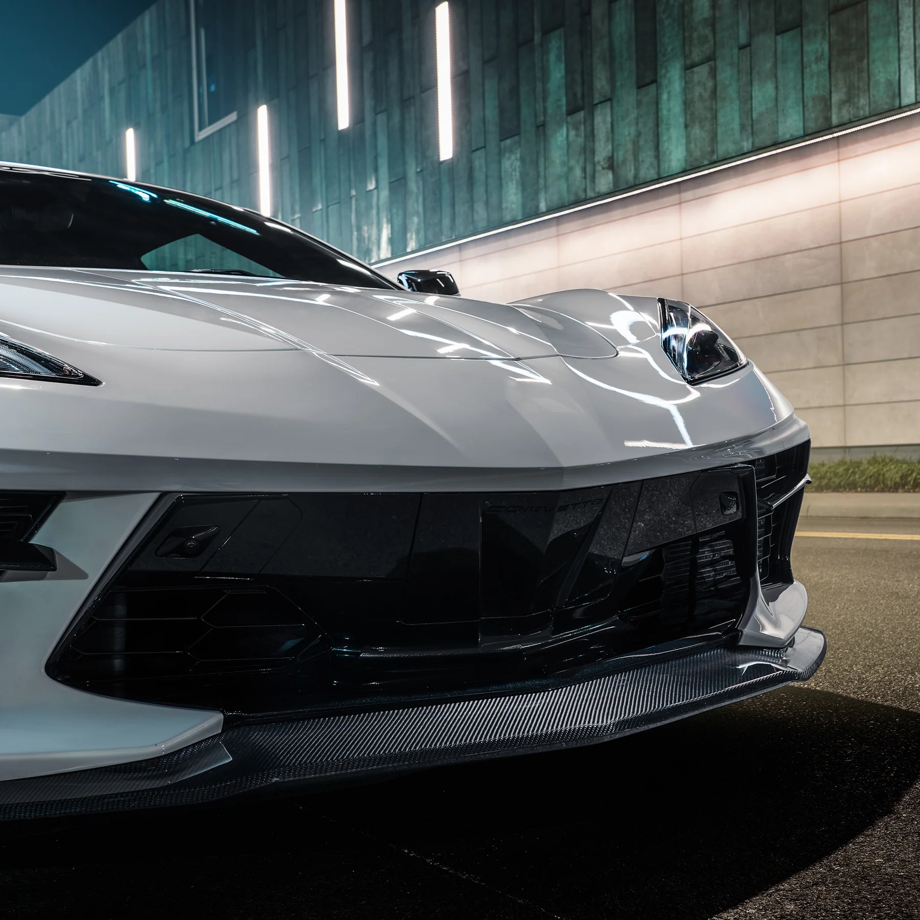 RACING SPORT CONCEPTS - GT carbon front spoiler lip Chevrolet Corvette C8
