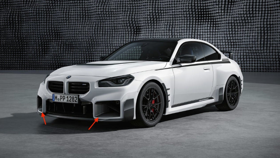 JH BMW G87 M2 Carbon Performance Lufteinlass für vordere Stoßstange