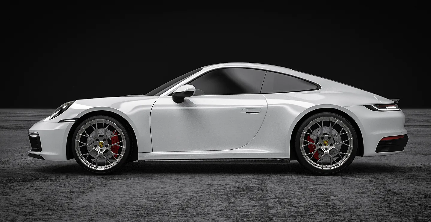 Paktechz Carbon Seitenschweller für Porsche 911 992 Carrera, Carrera S