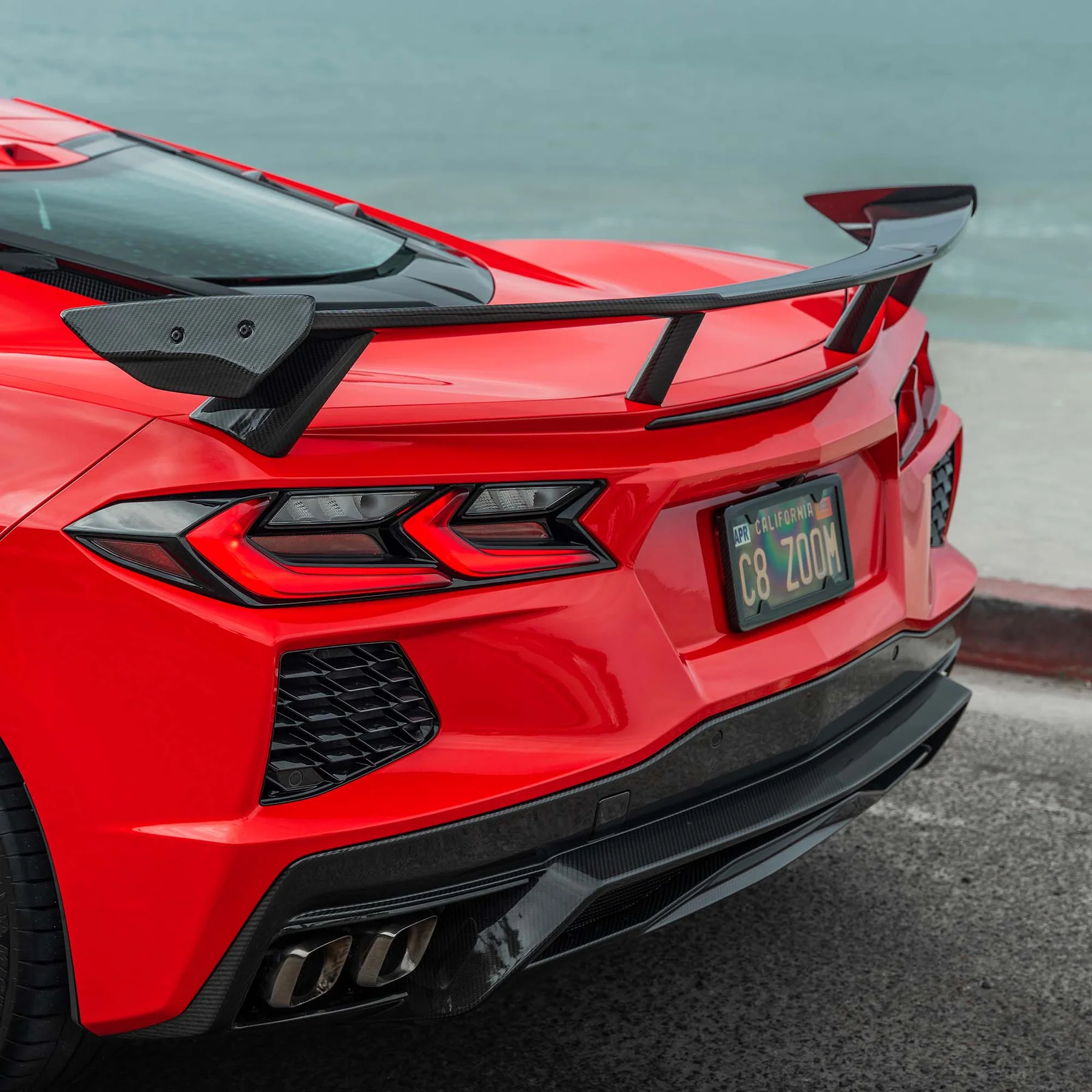 RACING SPORT CONCEPTS - GT carbon rear diffuser Chevrolet Corvette C8
