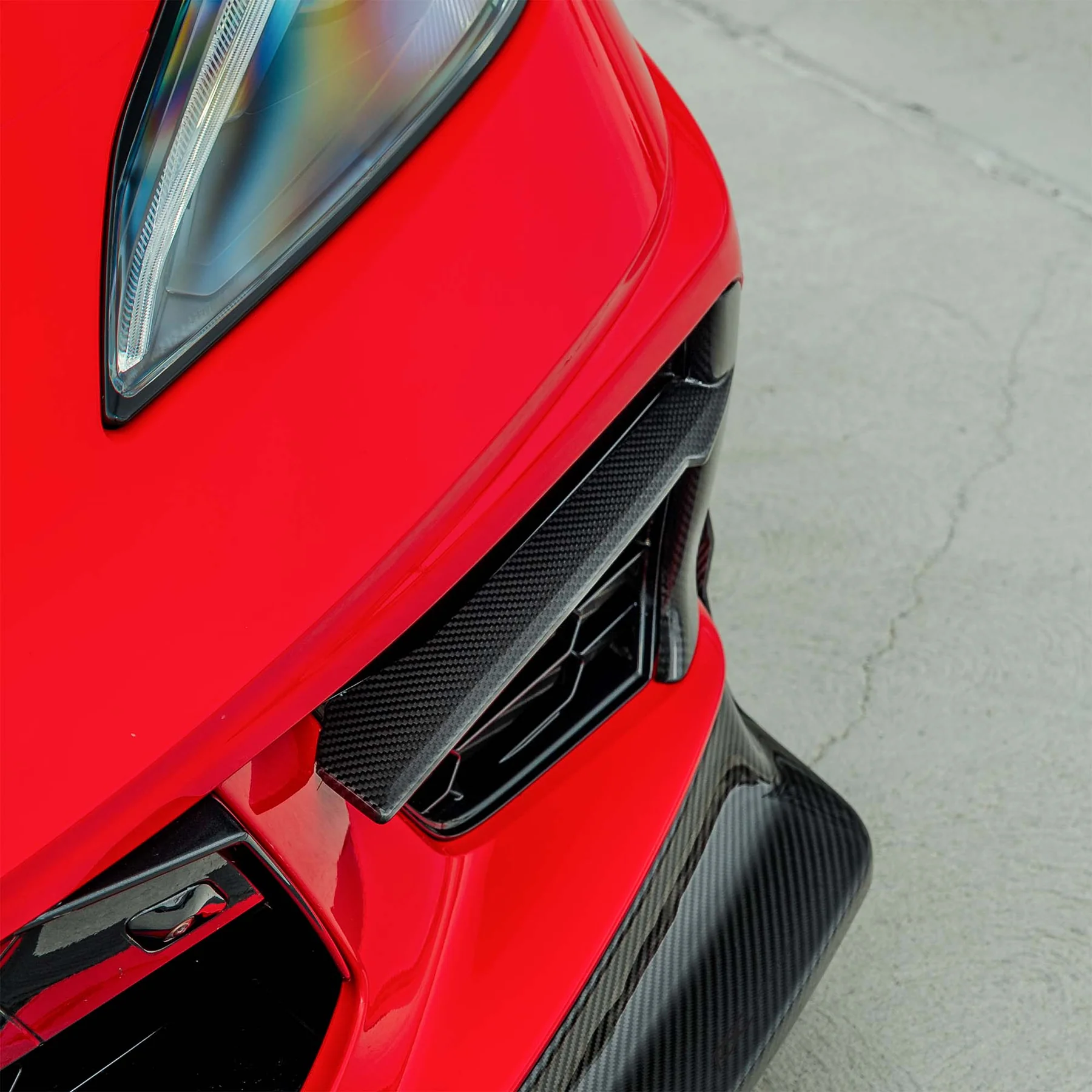 RACING SPORT CONCEPTS - Front Carbon Intake Ports Chevrolet Corvette C8