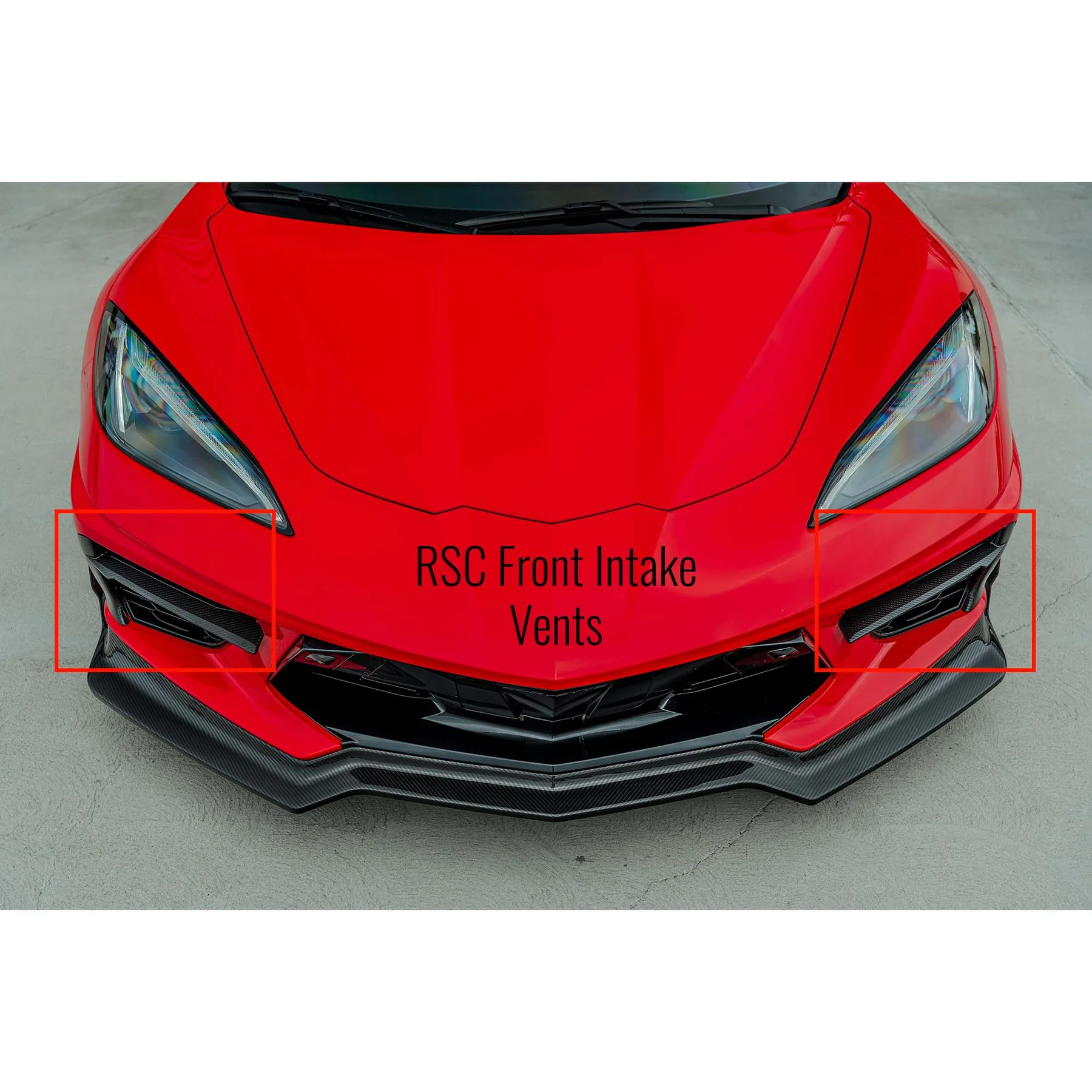 RACING SPORT CONCEPTS - Front Carbon Intake Ports Chevrolet Corvette C8