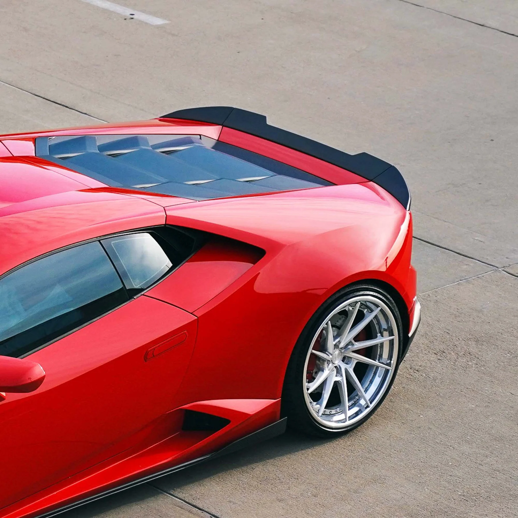 RACING SPORT CONCEPTS - Lèvre de spoiler arrière en carbone Lamborghini Huracan