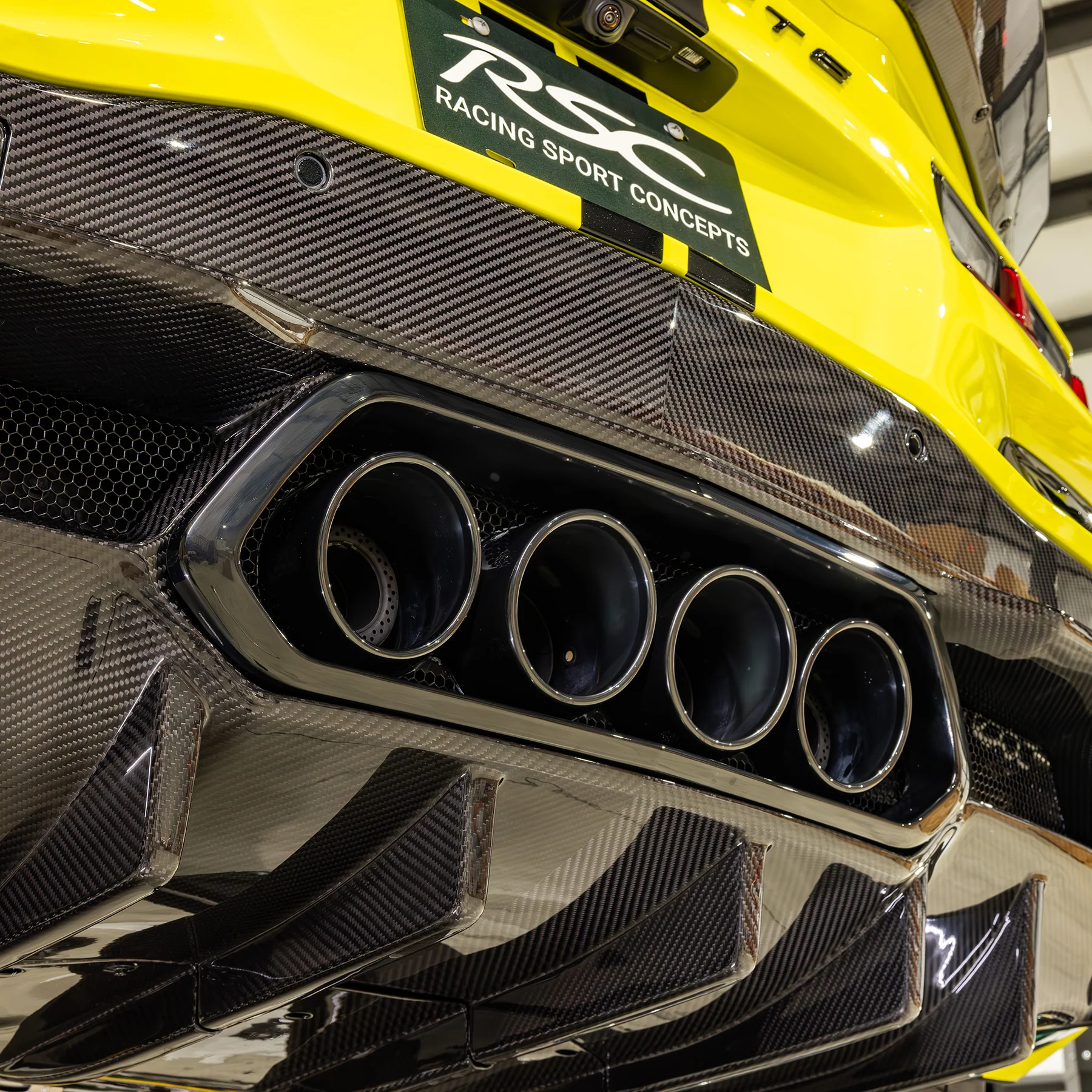 RACING SPORT CONCEPTS - Carbon GTZ Heckdiffusor für Chevrolet Corvette C8 Z06
