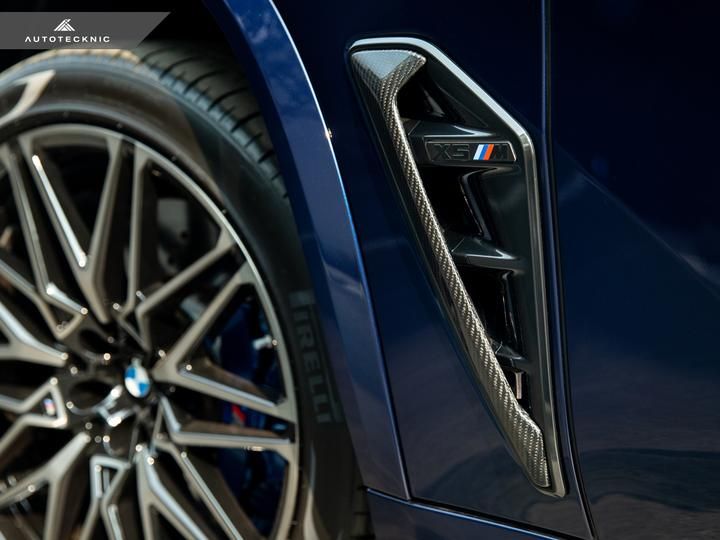 Autotecknic Carbon Kotflügel Lufteinlässe für BMW F95 X5M