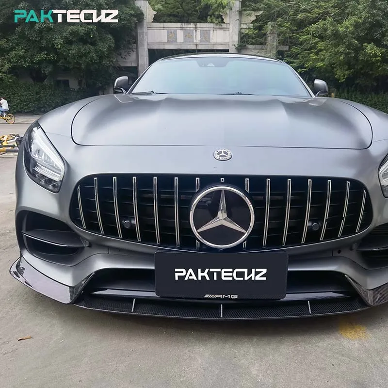 Paktechz Carbon Front Spoilerlippe für Mercedes-Benz AMG GT / GTS C190 Facelift