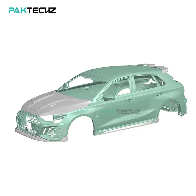 Paktechz Carbon Frontspoilerlippe V2 für Audi RS3 8Y