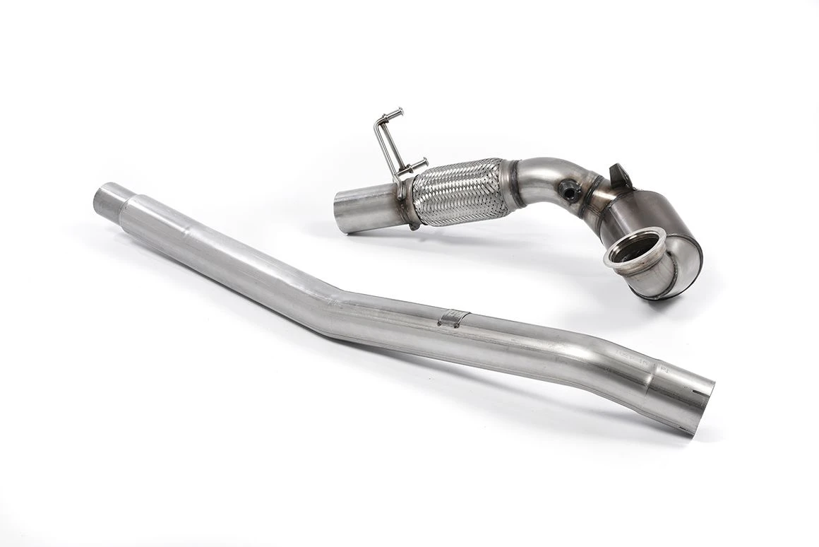 MILLTEK SPORT DOWNPIPE PASSEND FÜR VW GOLF MK7/MK7.5 R & AUDI S3 8V