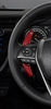 Carbon Schaltwippen Verlängerungen für Toyota Camry, Corolla, RAV4, Avalon Rot