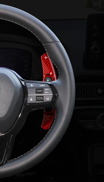 Carbon Schaltwippen Verlängerungen für Honda Civic MK11 Modelle