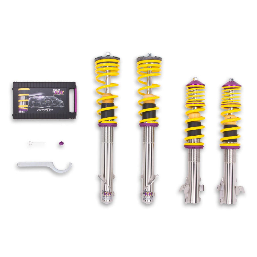 KW GEWINDEFAHRWERK VARIANTE 1 INOX FÜR ALLE MINI COOPER R56, ONE R56 MODELLE - Turbologic