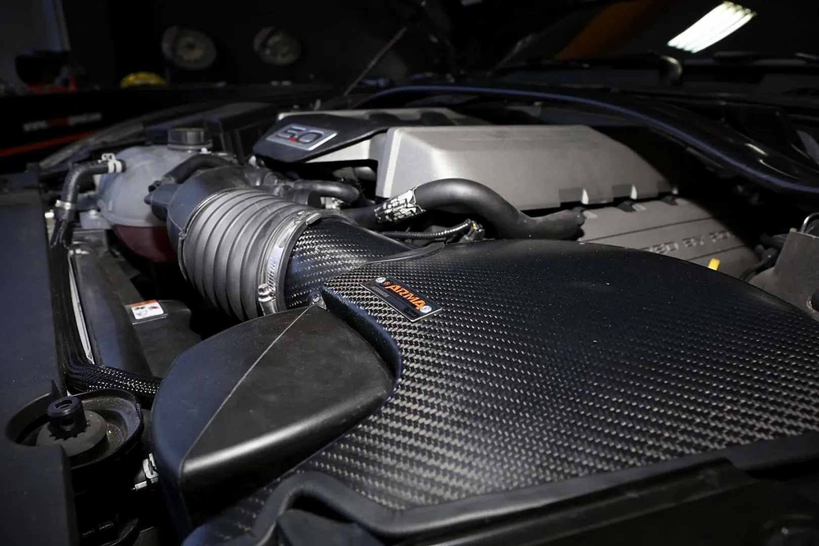 ARMASPEED carbon intake system for Ford Mustang GT MK6 5.0L 