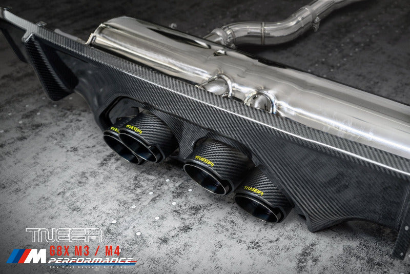 TNEER flap exhaust system for the BMW M3 G80 &amp; M4 G82 M-Performance
