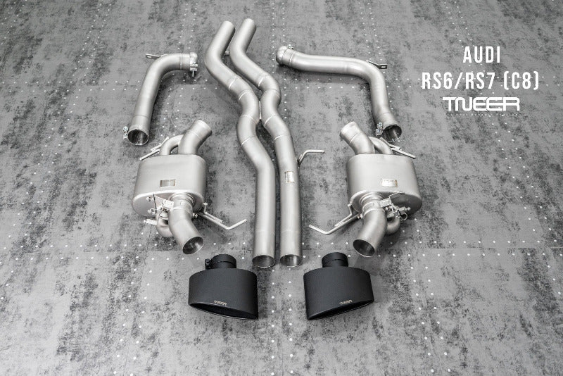 TNEER Klappenauspuffanlage für den Audi RS6 C8 & RS7 C8