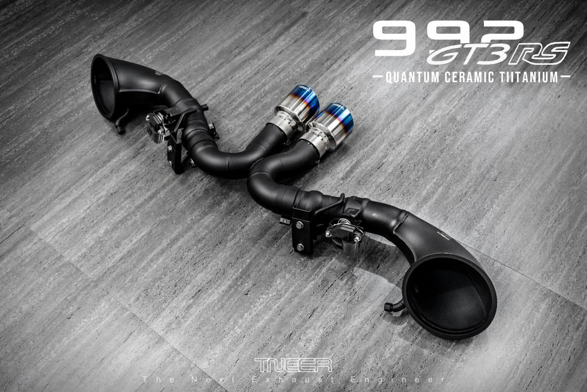 TNEER titanium exhaust system for the Porsche 911 992 GT3 &amp; GT3 RS