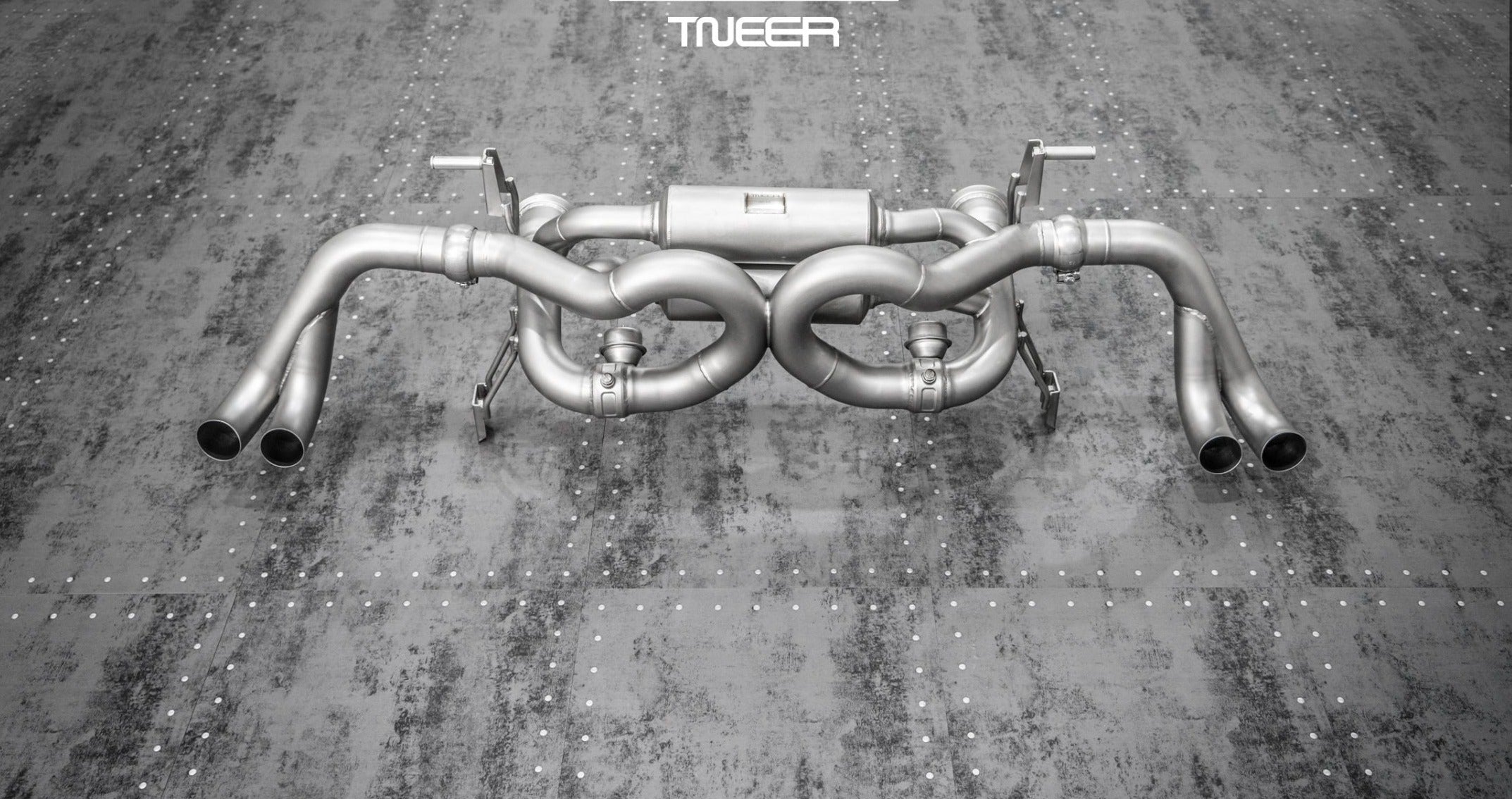 TNEER flap exhaust system for the Audi R8 42 MK1 V8 