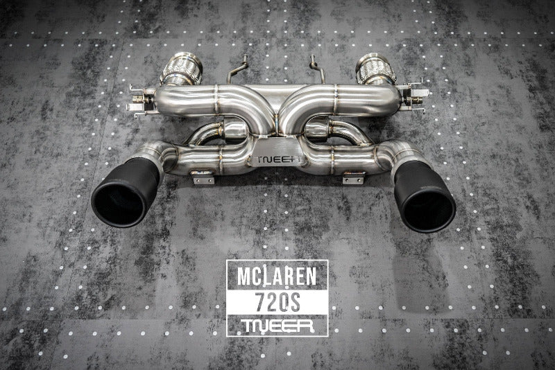 TNEER flap exhaust system for the McLaren 720S
