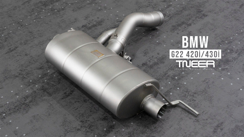 TNEER flap exhaust system for the BMW 420i G22 &amp; 430i G22 