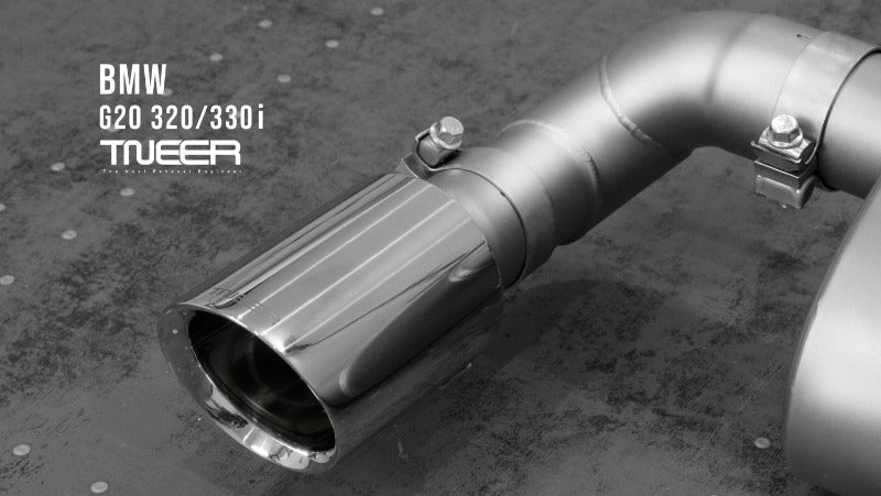 TNEER flap exhaust system for the BMW 320i G20 &amp; 330i G20 B48 