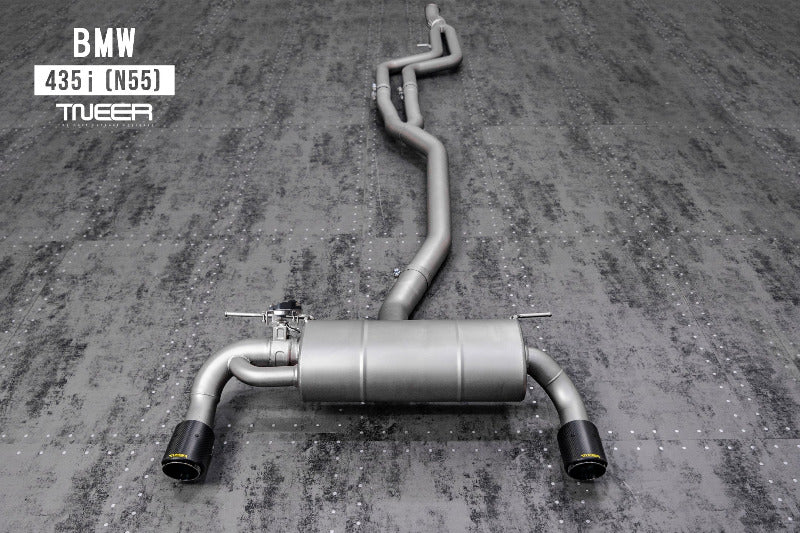 TNEER flap exhaust system for the BMW 435i F32 LCI N55 