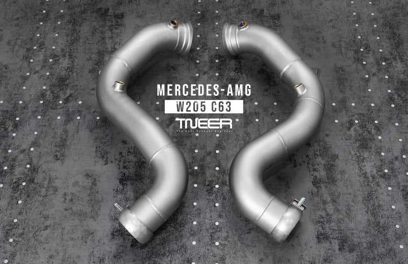 TNEER Klappenauspuffanlage für den Mercedes-Benz C63 AMG W205