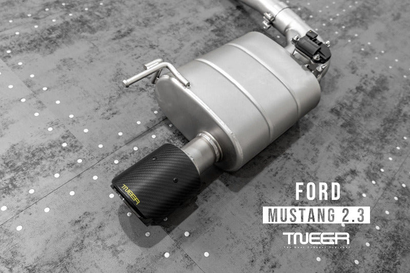 TNEER flap exhaust system for the Ford Mustang MK6 2.3L
