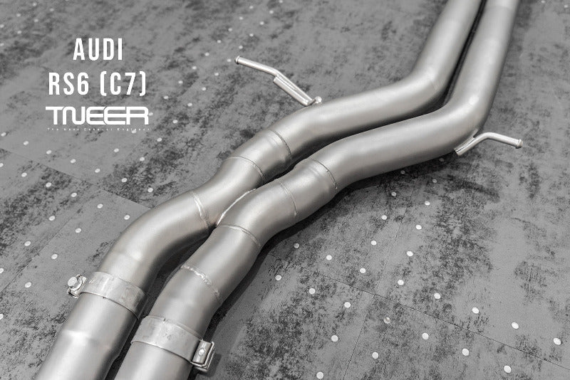 TNEER flap exhaust system for the Audi RS6 C7 &amp; RS7 C7 