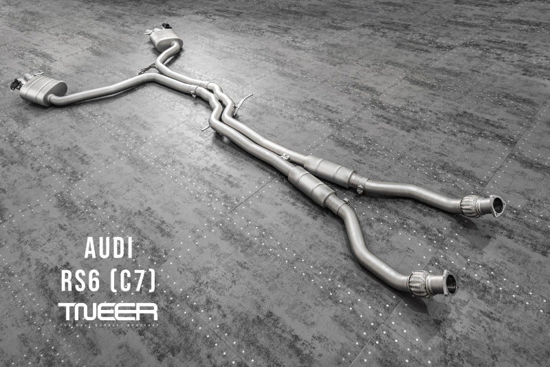 TNEER flap exhaust system for the Audi RS6 C7 &amp; RS7 C7 