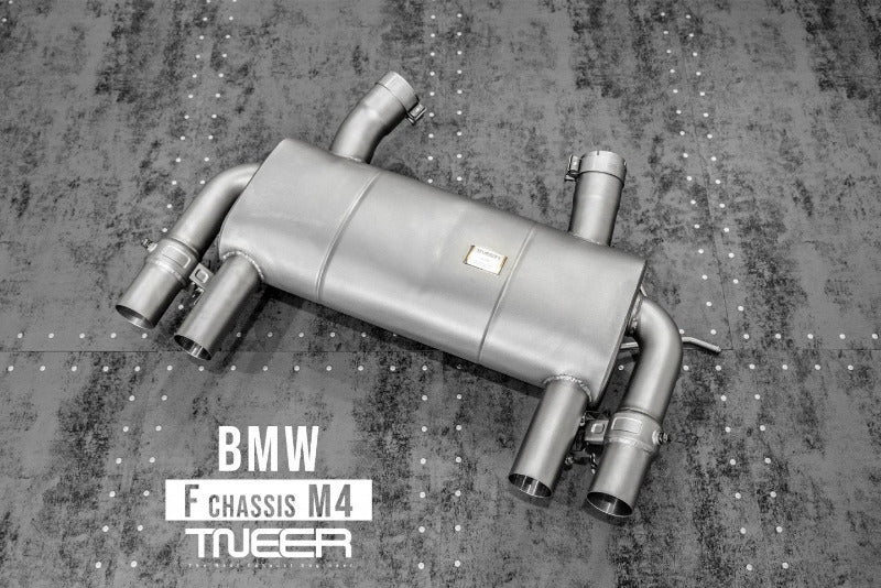TNEER flap exhaust system for the BMW M3 F80 &amp; M4 F82 