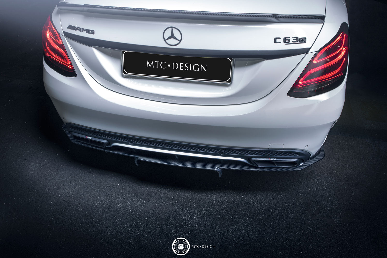 Diffuseur carbone MTC pour Mercedes C63 AMG W205 S205 
