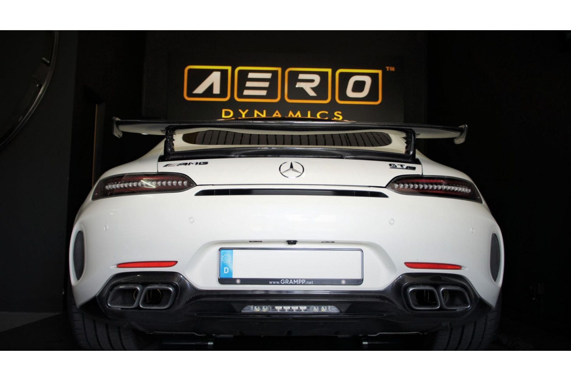 AERO Dynamics rear wing for Mercedes Benz C190|R190 AMG GT/S 