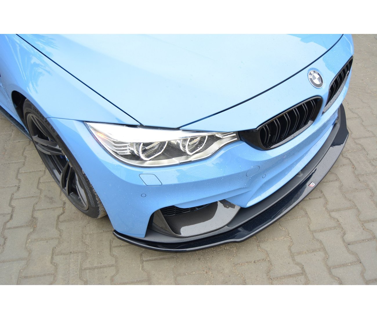 MAXTON DESIGN Cup Spoilerlippe Front Ansatz für BMW M4 F82 M-performance - Turbologic