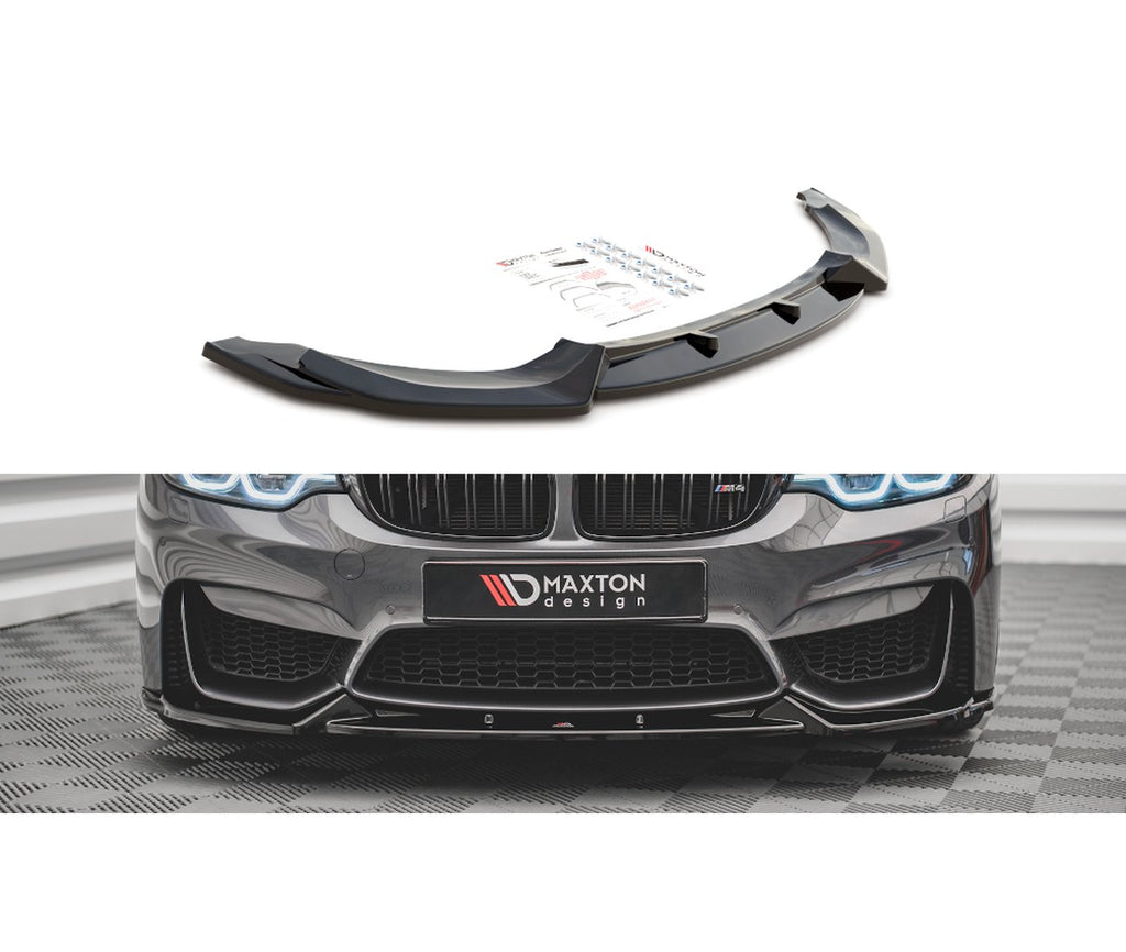 MAXTON DESIGN Cup spoiler lip front approach for BMW M4 F82