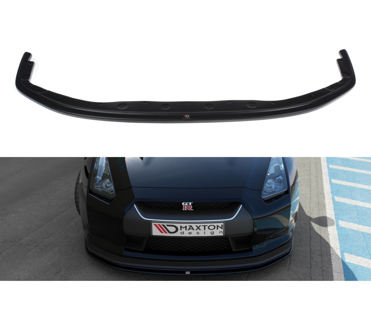 MAXTON DESIGN Cup spoiler lip V.2 NISSAN GT-R before facelift COUPE
