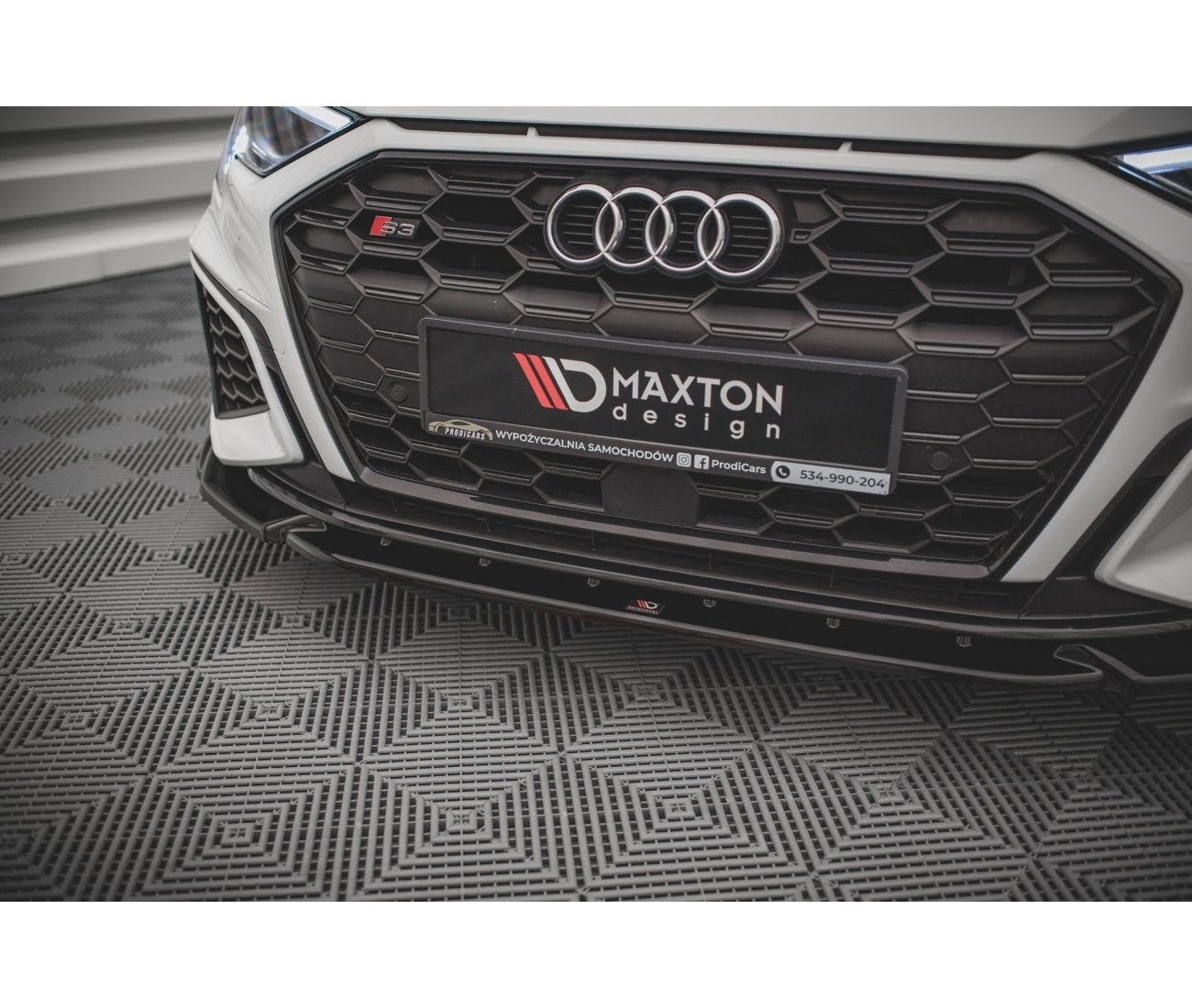 MAXTON DESIGN Cup spoiler lip V.3 Audi S3 / A3 S-Line 8Y 