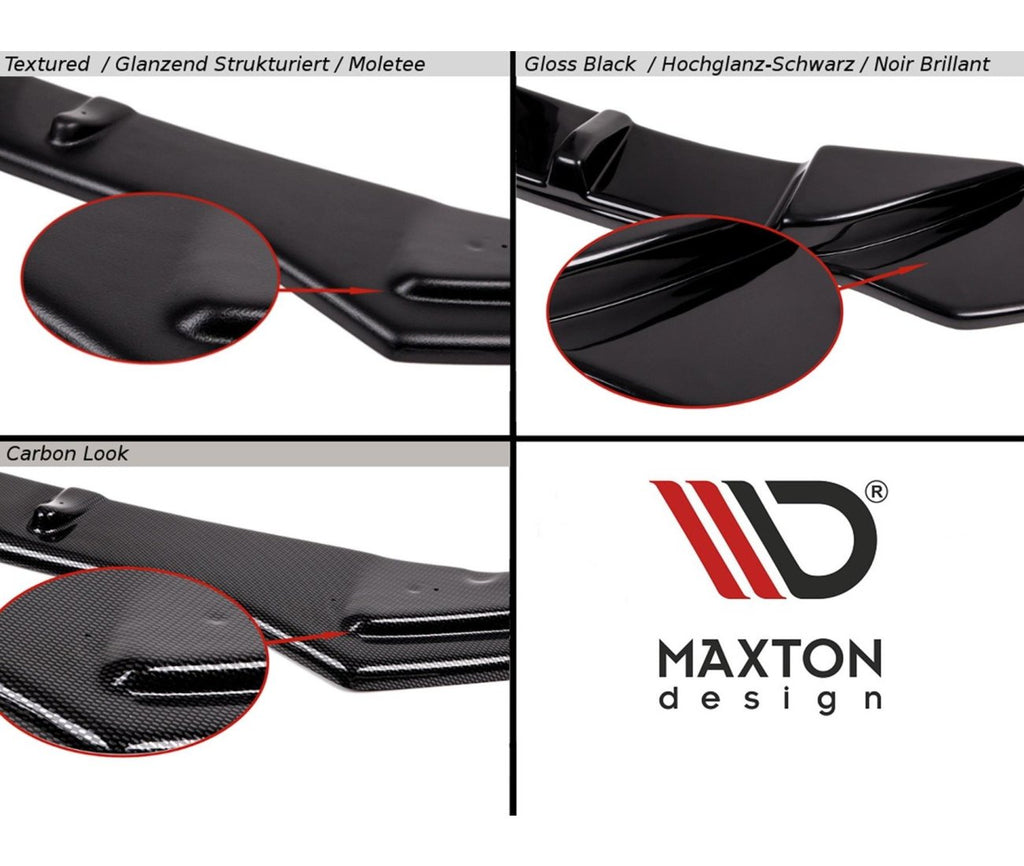 Maxton Design Spoiler für Ford Fiesta MK8 ST-Line schwarz