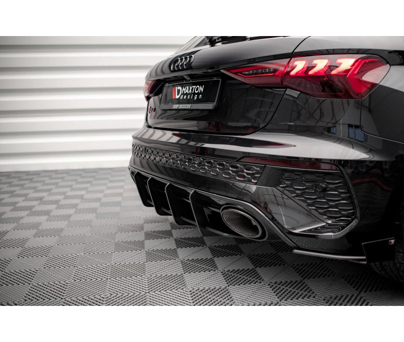 Maxton Design - Street Pro Rear Diffuser Audi A3 8Y Sportback