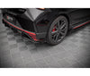 MAXTON DESIGN Bavettes latérales arrière pour Hyundai I20 N Mk3 noir brillant