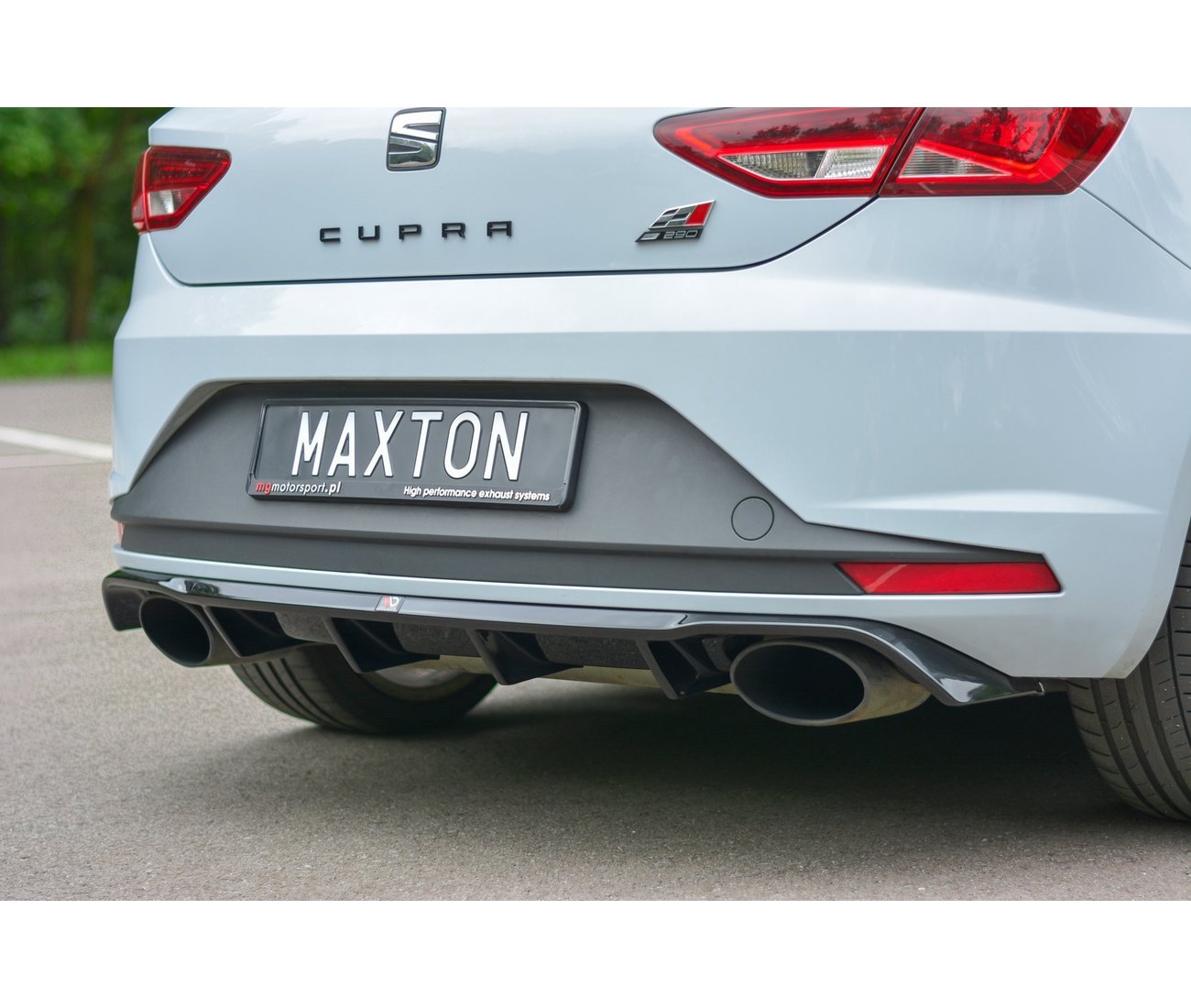 MAXTON DESIGN Heck Ansatz Diffusor für Seat Leon III Cupra - Turbologic