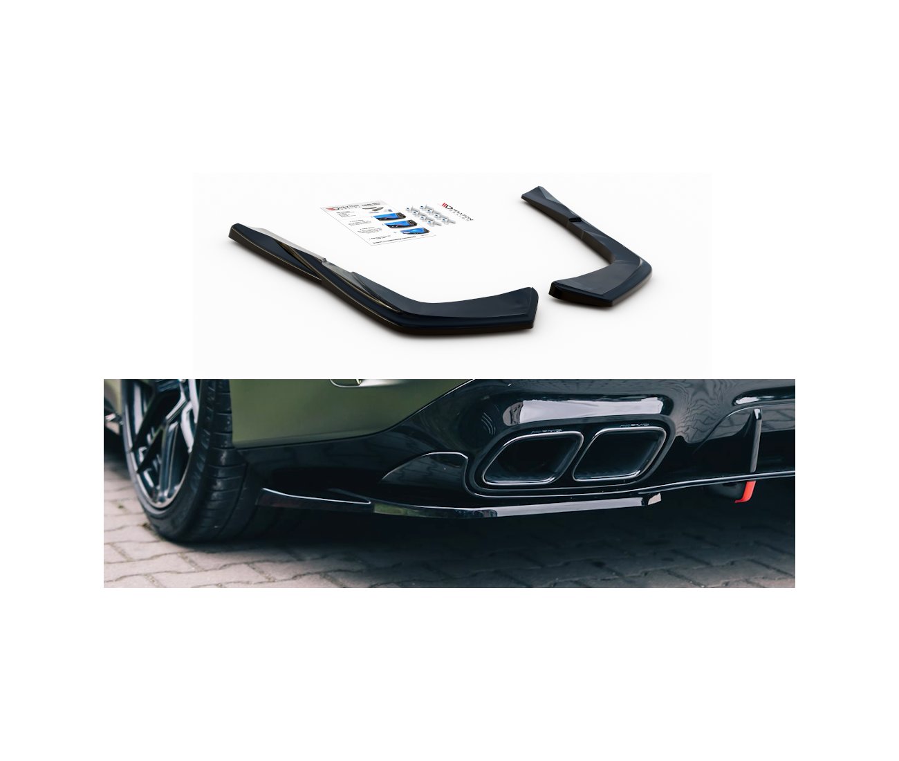 Diffuseur à volets MAXTON DESIGN pour Mercedes-AMG GT 63 S coupé 4 portes 