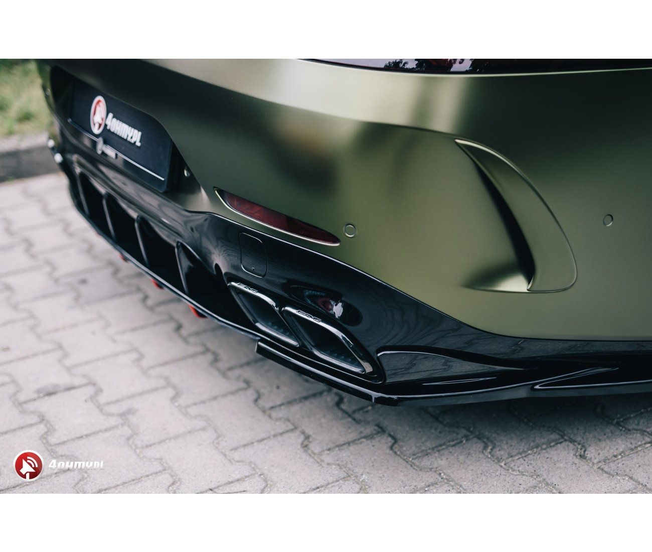 MAXTON DESIGN Flaps Diffusor für Mercedes-AMG GT 63 S 4 Türer Coupe