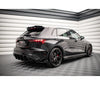 MAXTON DESIGN Bavettes latérales arrière pour Audi RS3 Sportback 8Y noir brillant 