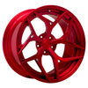 YIDO PERFORMANCE WHEELS | YP 7.2 FORGED | BRUSHED CANDY RED - Turbologic