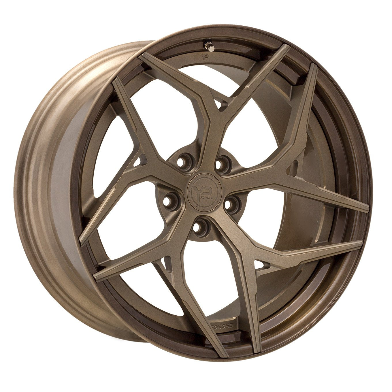 YIDO PERFORMANCE WHEELS | YP 7.2 FORGED | MATTE BRONZE|GLOSS BRONZE LIP - Turbologic