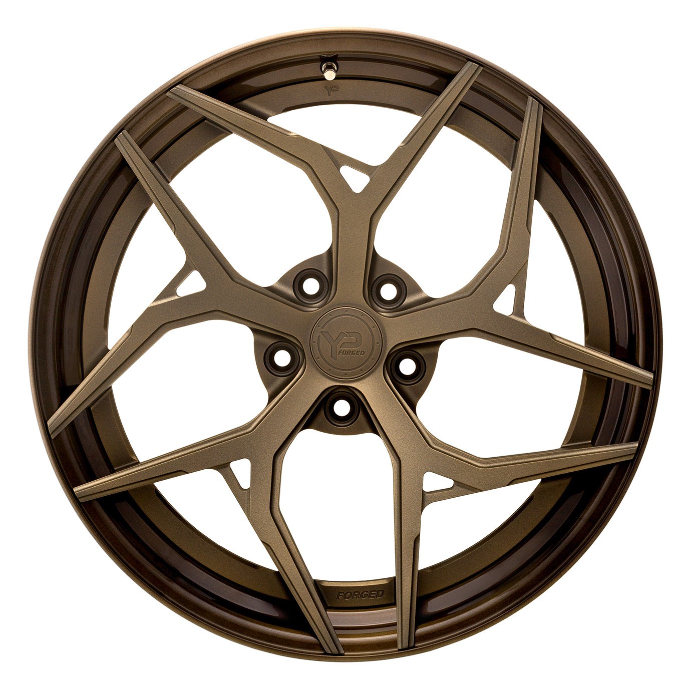 YIDO PERFORMANCE WHEELS | YP 7.2 FORGED | MATTE BRONZE|GLOSS BRONZE LIP - Turbologic