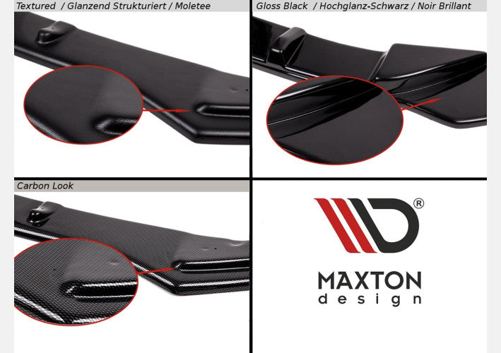 Diffuseur à lamelles MAXTON DESIGN pour Audi S3 berline 8V