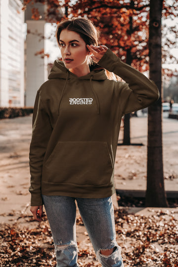 BOOSTED ENGINES ''BRAND LOGO'' FRAUEN HOODIE