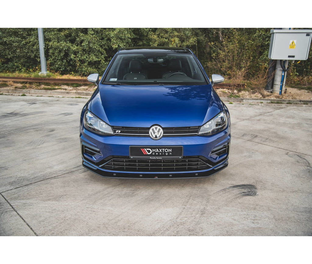 MAXTON DESIGN spoiler lip V.2 VW Golf 7 R/ R-Line/ GTI+FL - Turbologic
